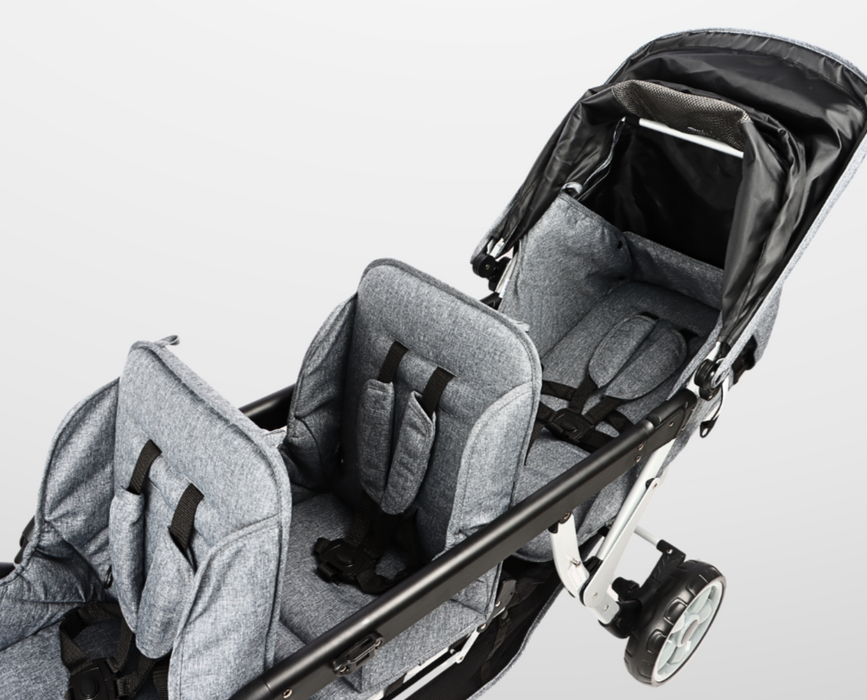 Familidoo 3 Seater Lightweight Stroller Plus Free Rain Cover