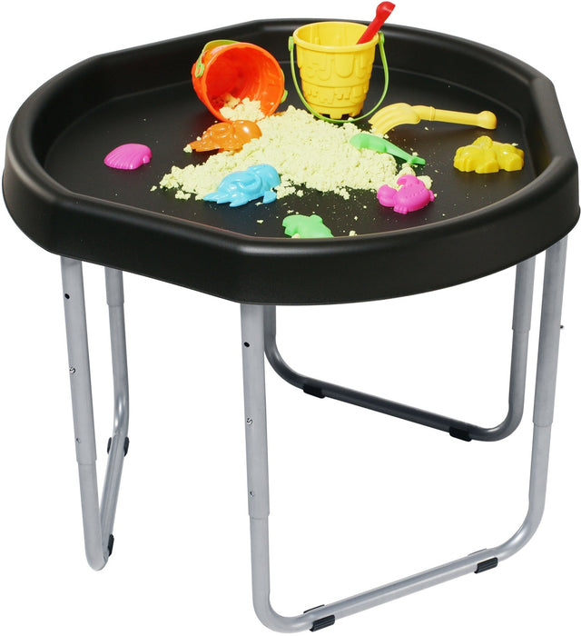 Tuff Tray Activity Play Tray - Indoor and Outdoor Activity Sand and Water Hexacle Set - Black