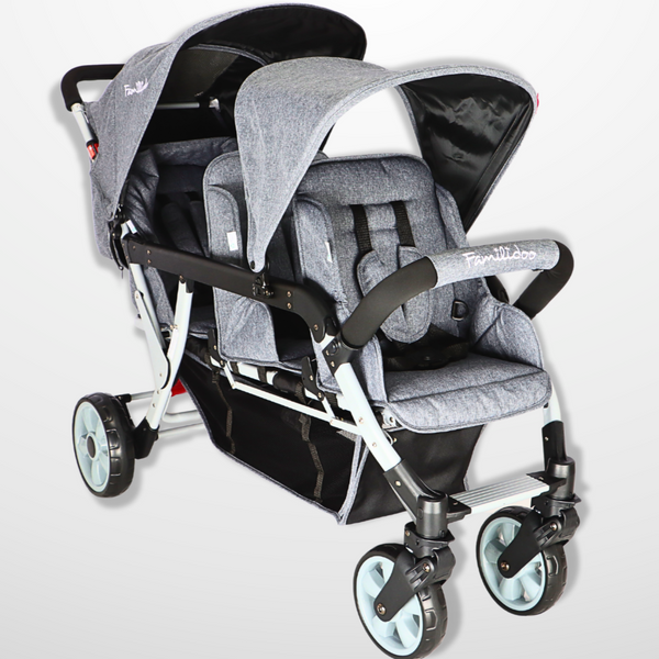 Familidoo 3 Seater Lightweight Stroller Plus Free Rain Cover