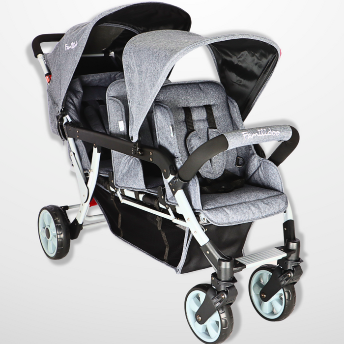 Familidoo 3 Seater Lightweight Stroller Plus Free Rain Cover