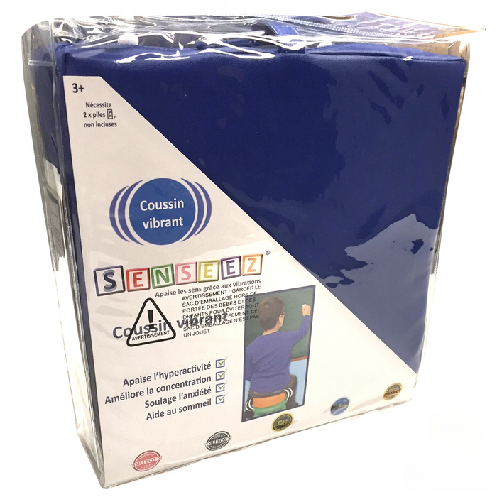Senseez Vibrating Blue Square Pillow