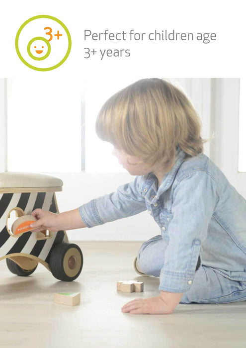 Ride-on Shape Sorter Zebra