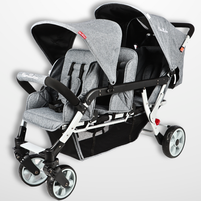Familidoo 3 Seater Lightweight Stroller Plus Free Rain Cover