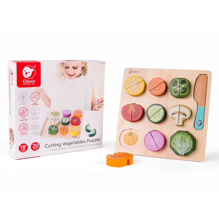 Classic World Cutting Vegetables Puzzle