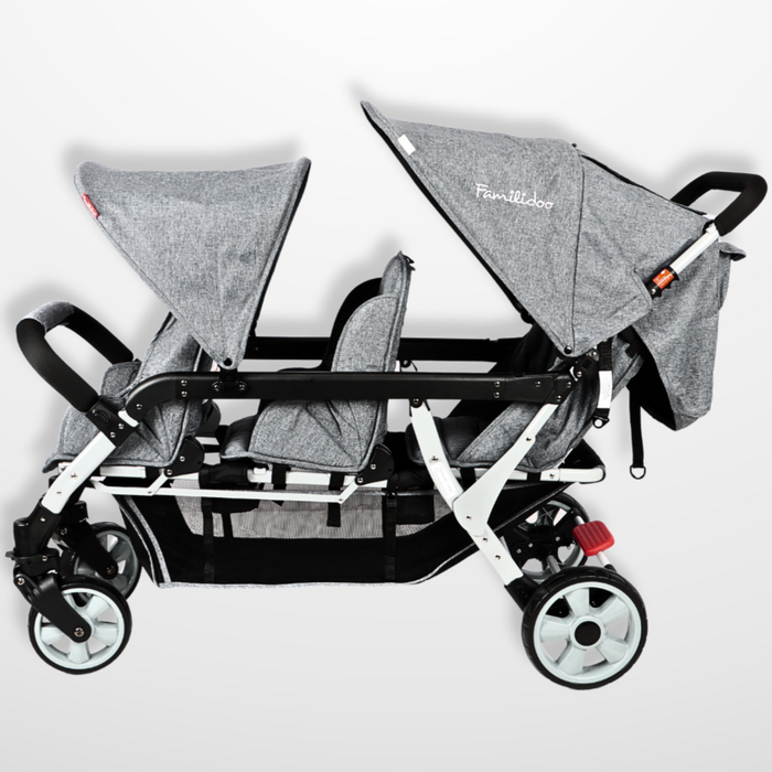 Familidoo 3 Seater Lightweight Stroller Plus Free Rain Cover