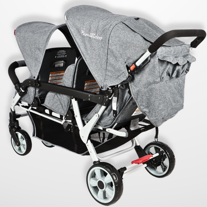 Familidoo 3 Seater Lightweight Stroller Plus Free Rain Cover