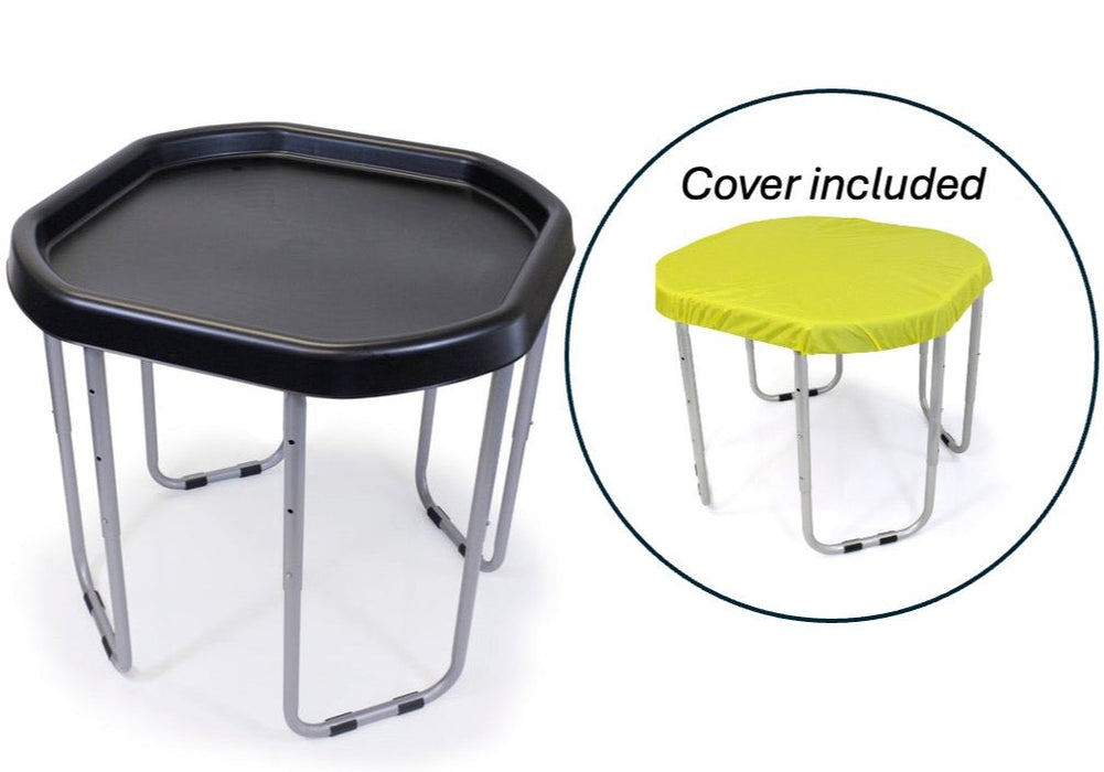 Tuff Tray (70cm), Stand and Water resistant Cover - Black tray, yellow cover