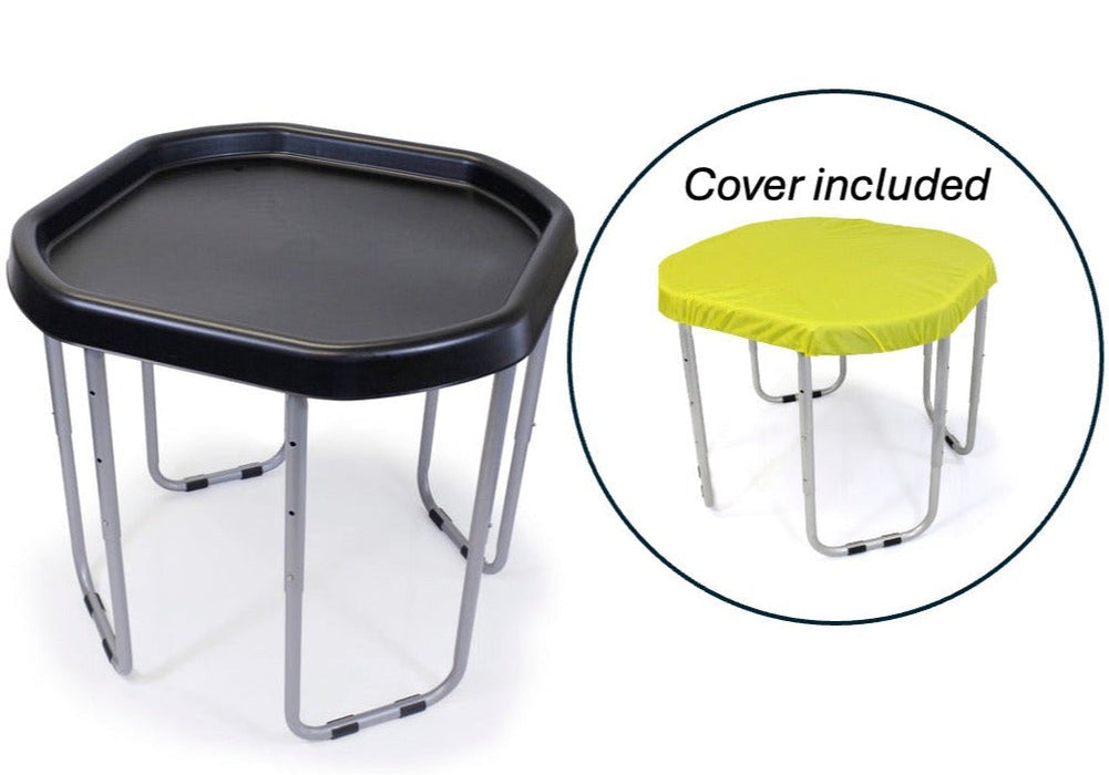 Tuff Tray (70cm), Stand and Water resistant Cover - Black tray, yellow cover