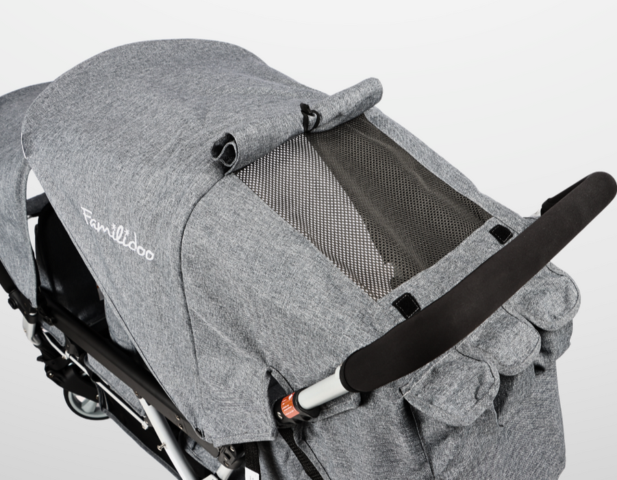 Familidoo 3 Seater Lightweight Stroller Plus Free Rain Cover