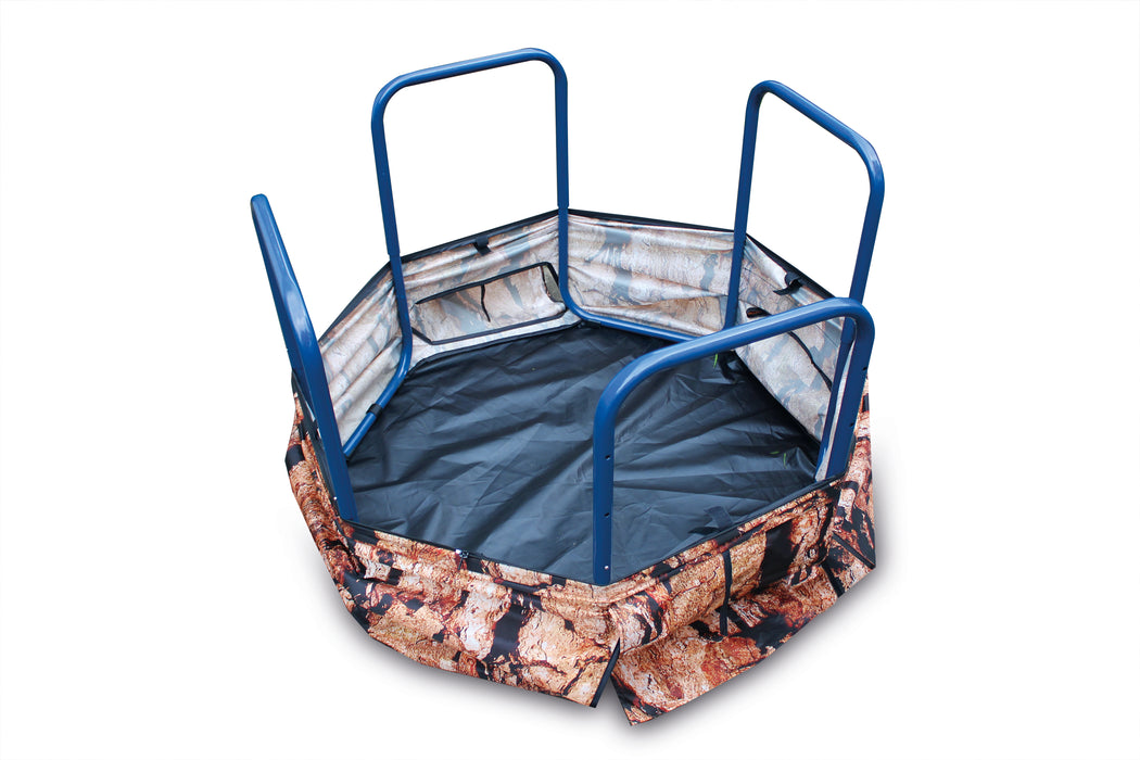 Natural Tree House And Tunnel (With Tuff Tray Stand Frame)
