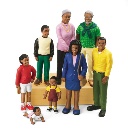 Black african family dolls
