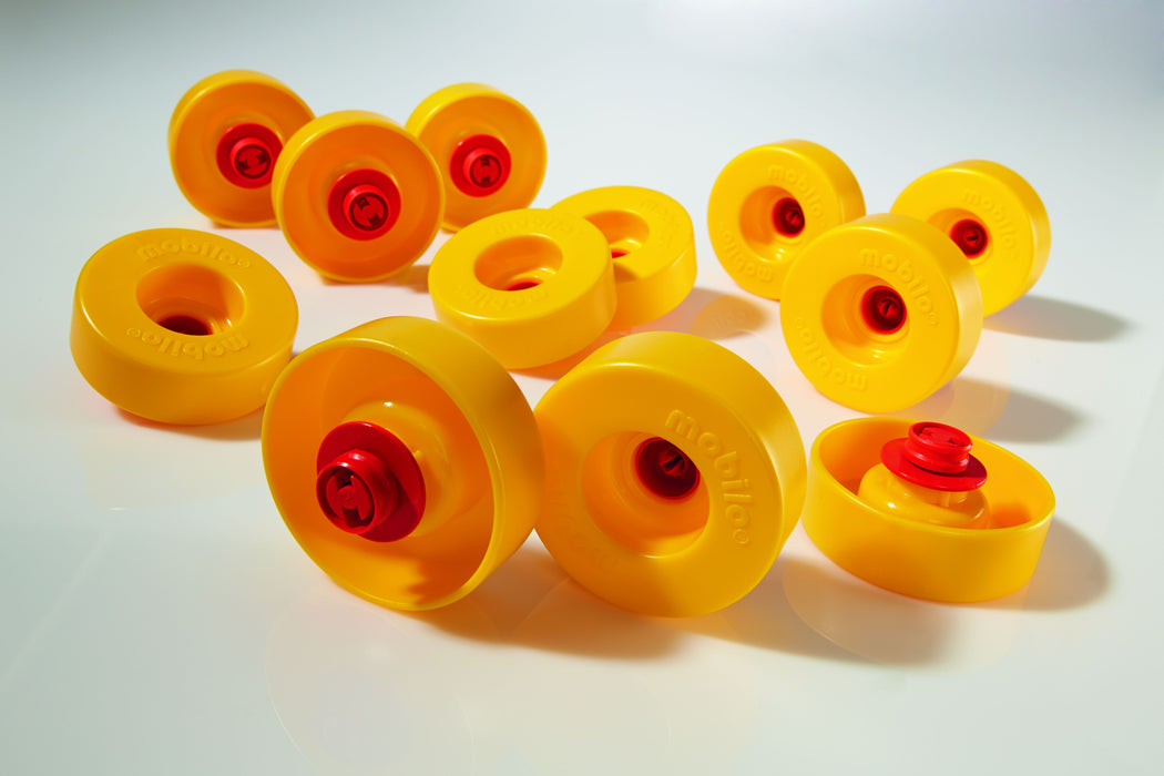 Large Wheels With Adaptors (12 Pieces)