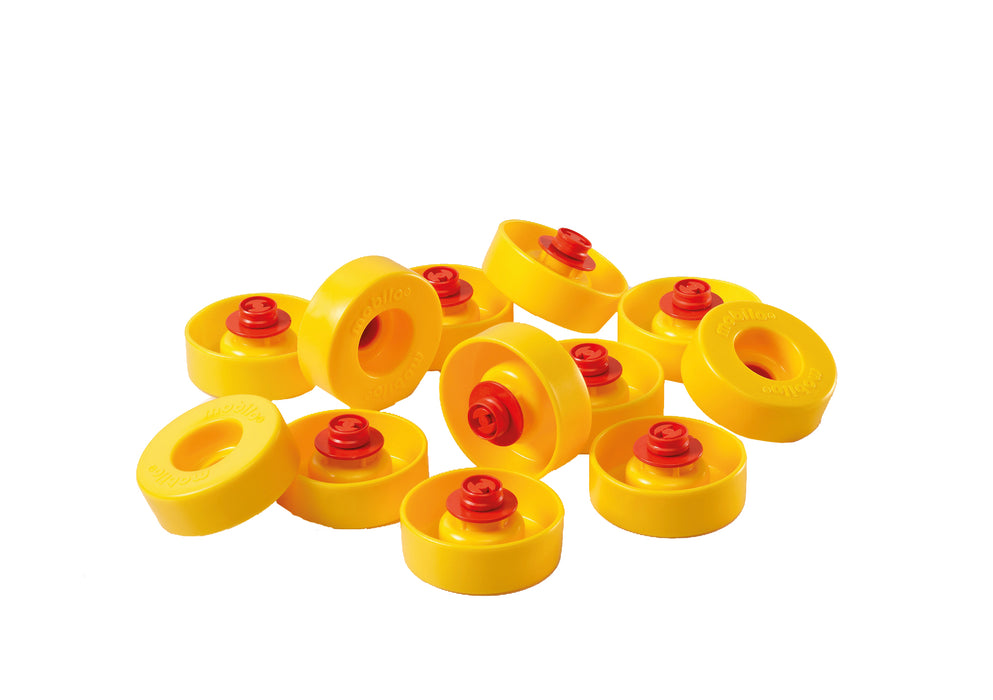 Large Wheels With Adaptors (12 Pieces)