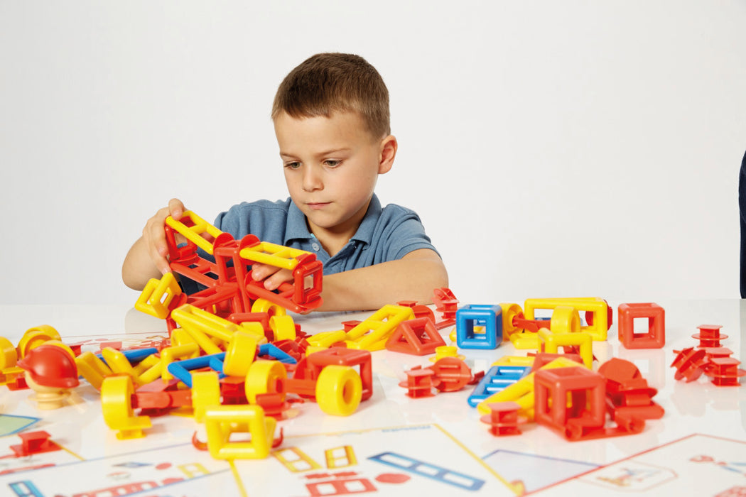 Mobilo Set Construction Set (424 Pieces) Plus Gratnells Tray And Lid