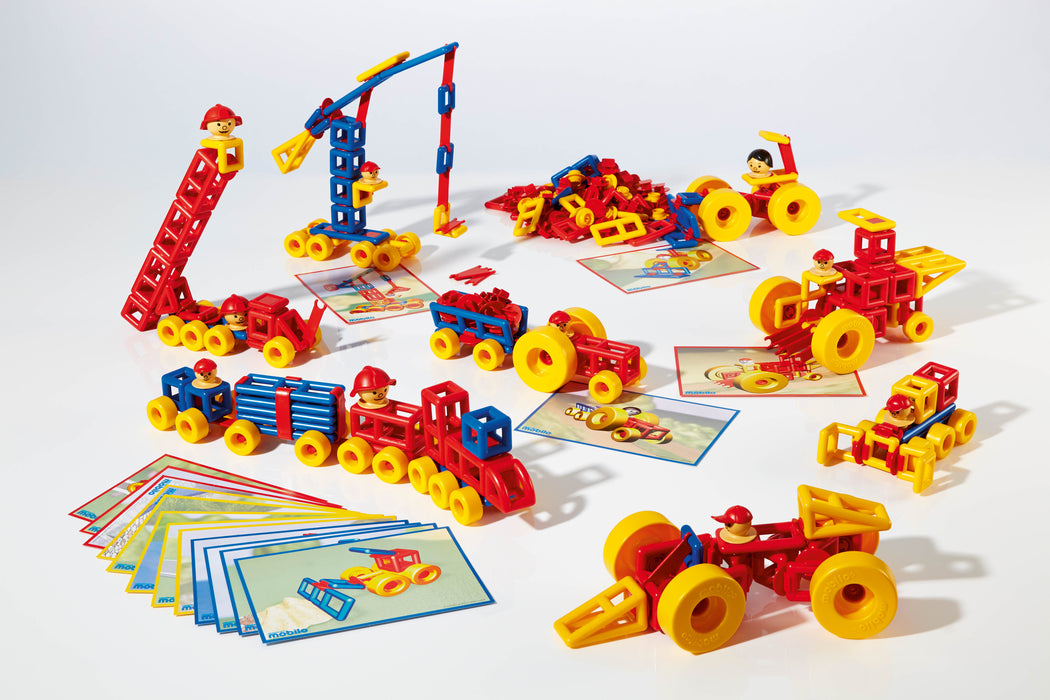 Mobilo Set Construction Set (424 Pieces) Plus Gratnells Tray And Lid