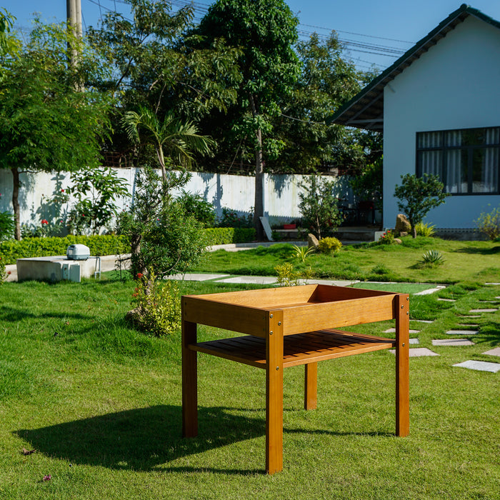 Outdoor Sorting Table for 4 Boxes