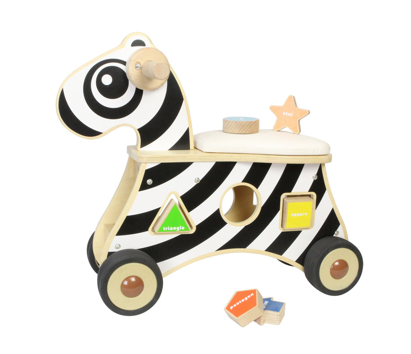 Ride-on Shape Sorter Zebra