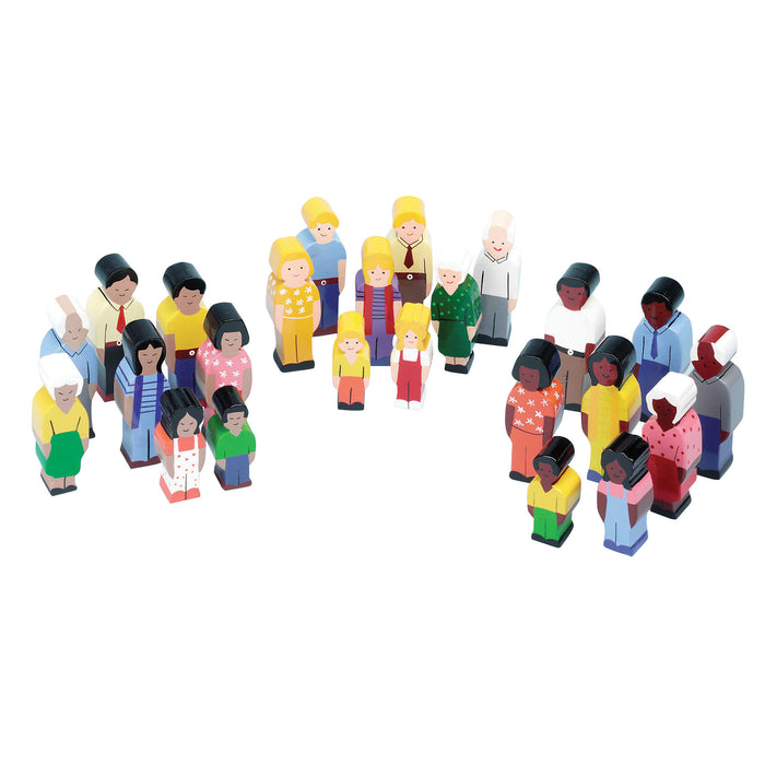 Wooden People Of The World Play Set