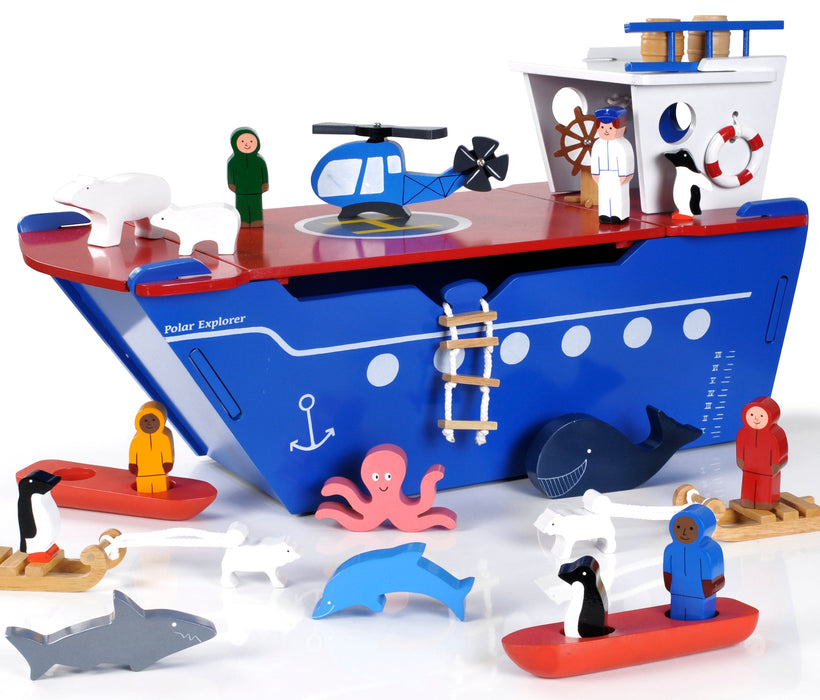 Large Wooden Polar Explorer Play Set