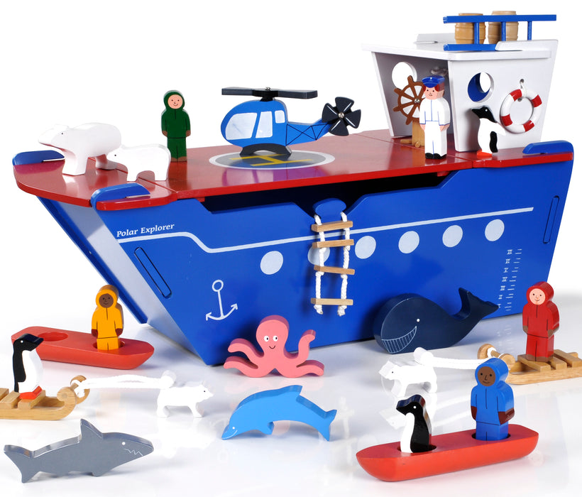 Large Wooden Polar Explorer Play Set