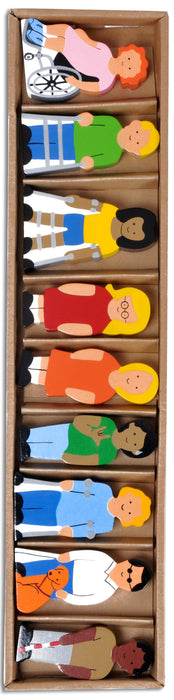 Wooden People With Special Needs