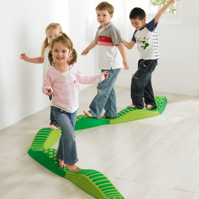 Wavy Tactile Path - Green