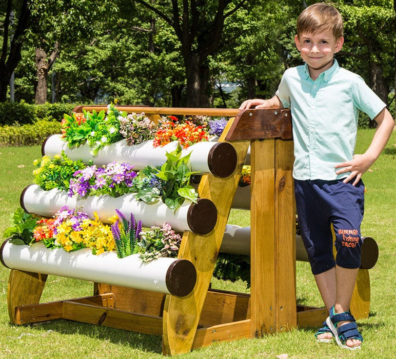 Outdoor Cylinder Planter Single
