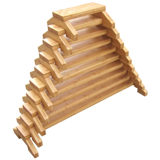 Balance beams stacked