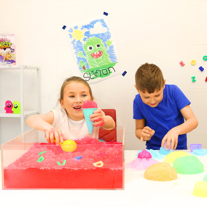 Gelli Play Sensory & Modelling Fun! Mixed Colours, White, Green, Blue & Pink - BUMPER PACK! [12 Packs]