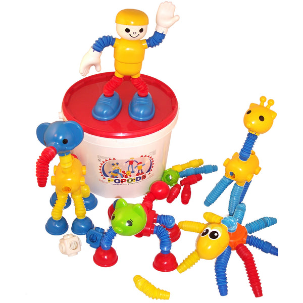 Popoids 140 Piece Animal and Man Set