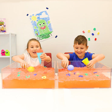 Gelli Play & Slime Play Glitter – Purple / Orange / Pink / Aqua