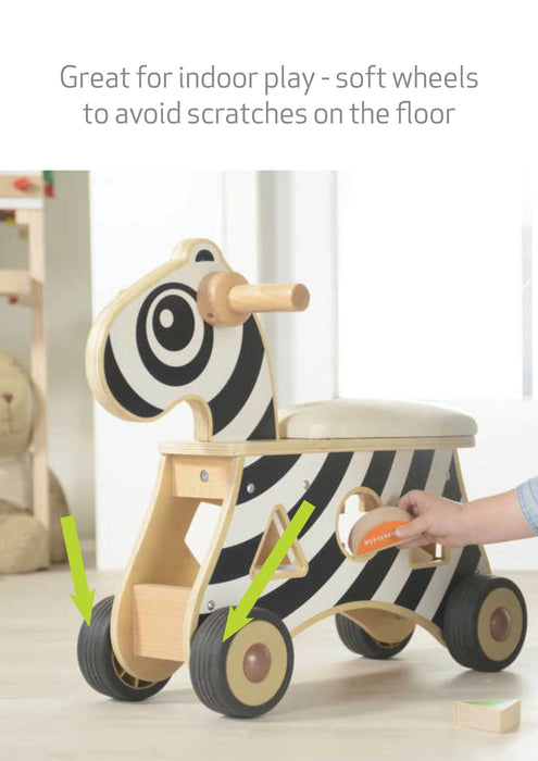 Ride-on Shape Sorter Zebra